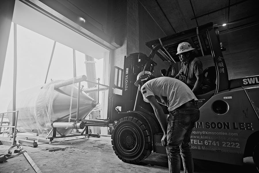 First Brewlander tanks arriving