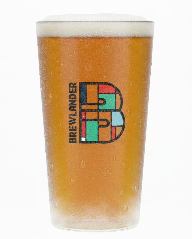 Brewlander Logo Glassware 300ml