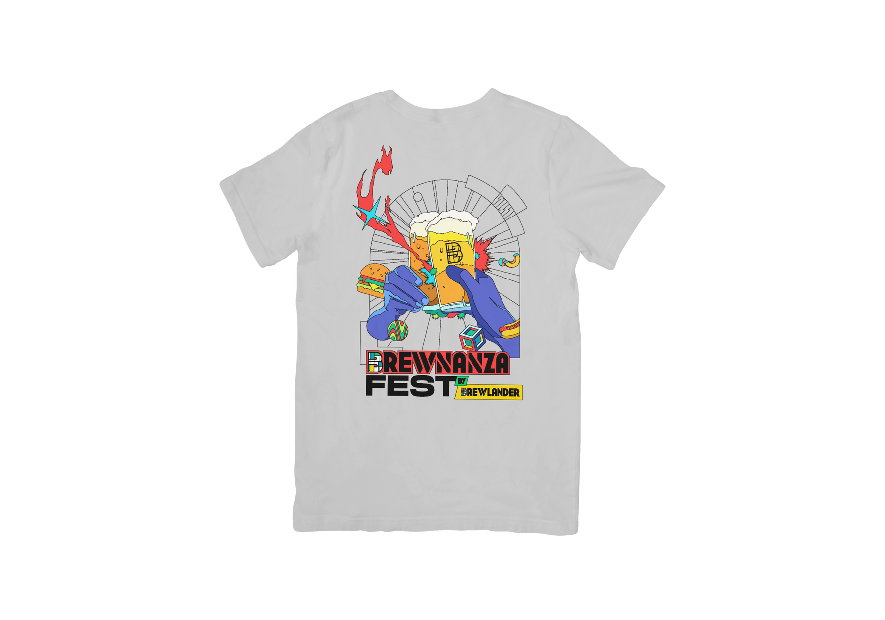 Brewnanza Fest T-Shirt Light Grey