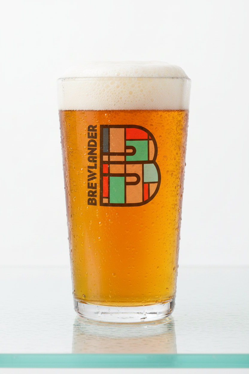 Brewlander Logo Glassware 480ml